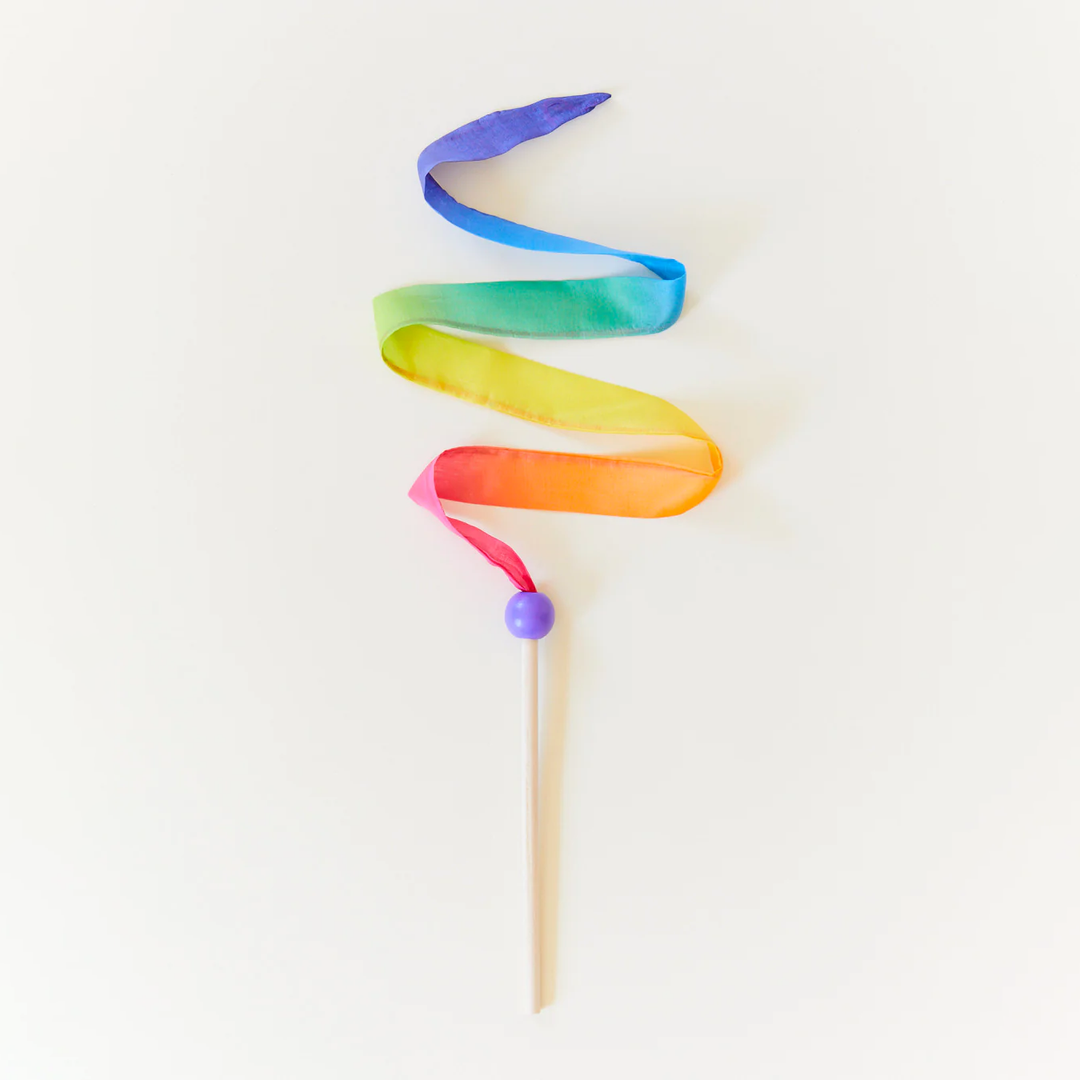 Mini Silk Streamers- Rainbow