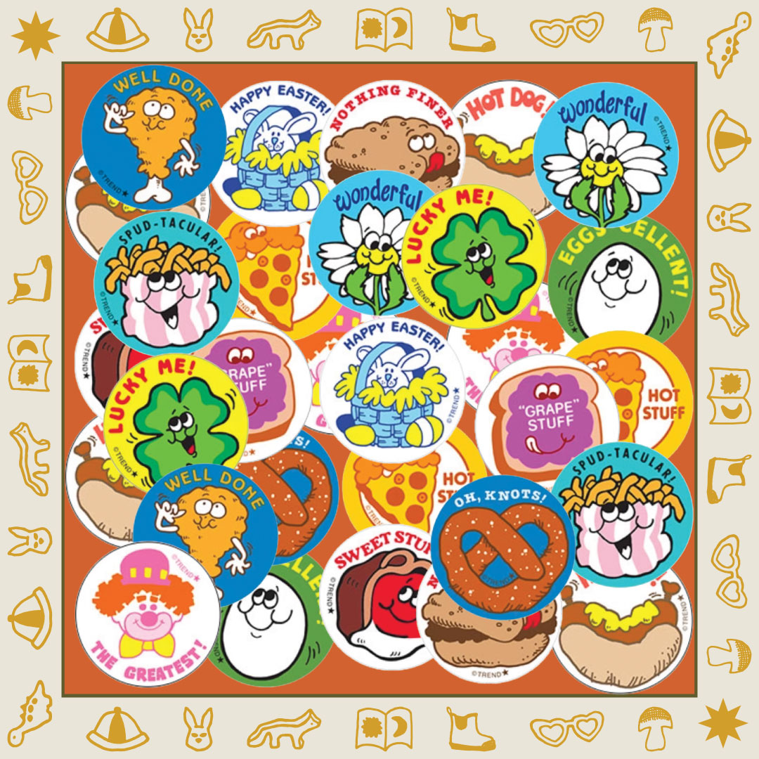 Retro Scratch and Sniff Stinky Stickers- Available in Different Scents