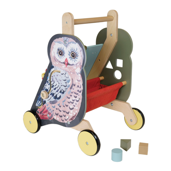 NEW Wildwoods Owl Push-Cart