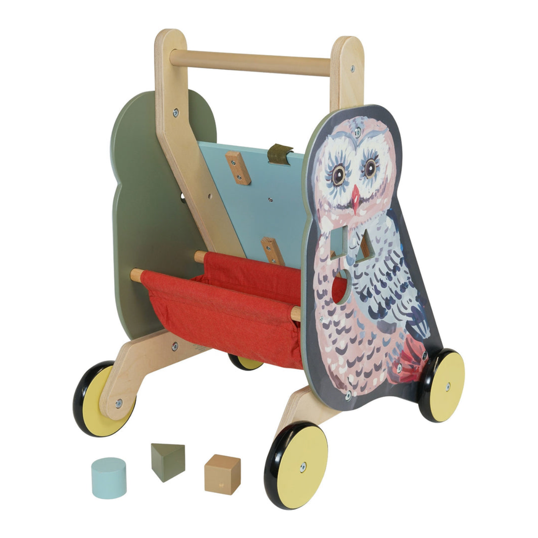 NEW Wildwoods Owl Push-Cart