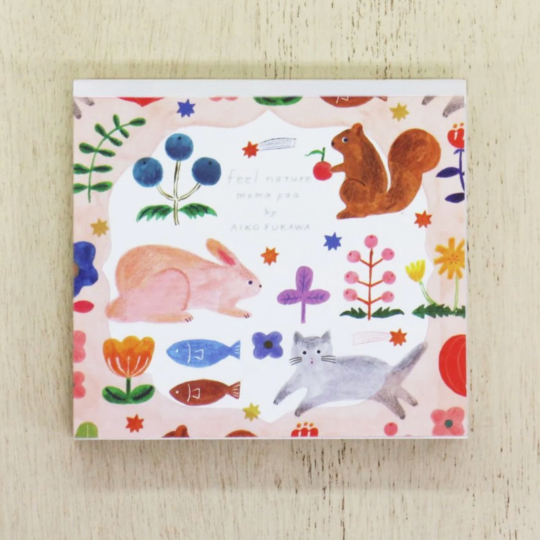 NEW Aiko Fukawa Stationery: Memo Pad Nature