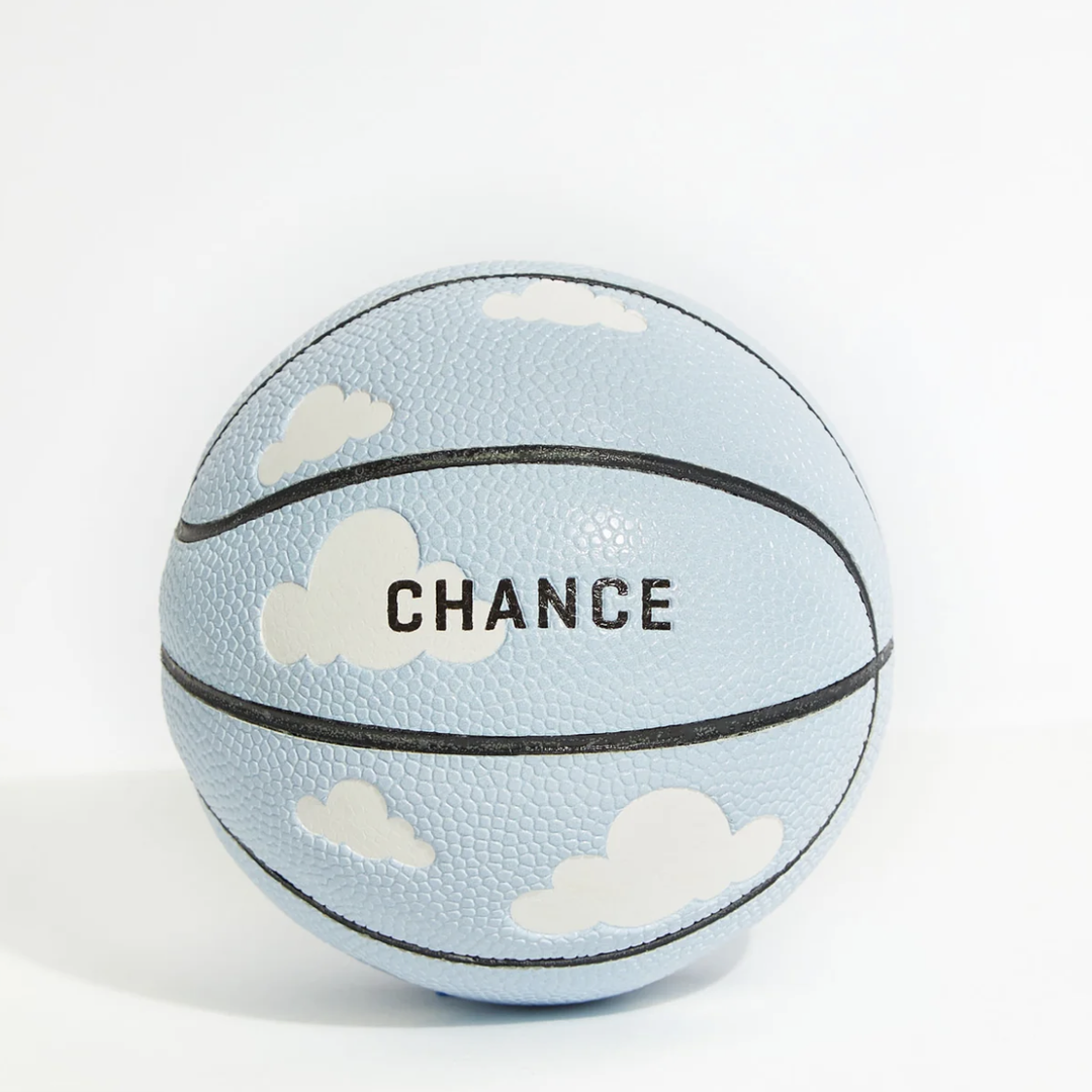 NEW Mini Basket Ball Leather Composite- Clouds