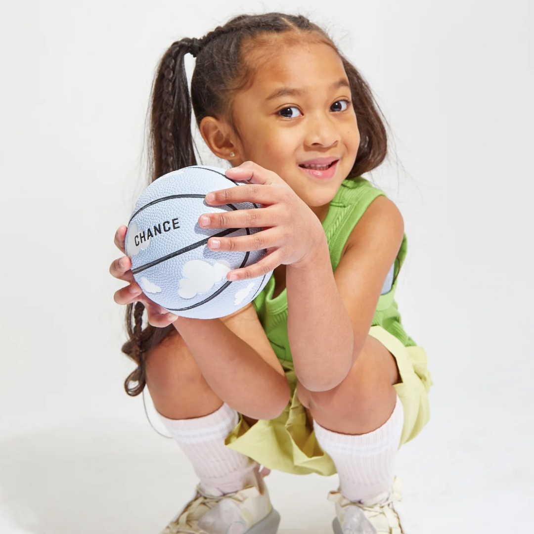 NEW Mini Basket Ball Leather Composite- Clouds