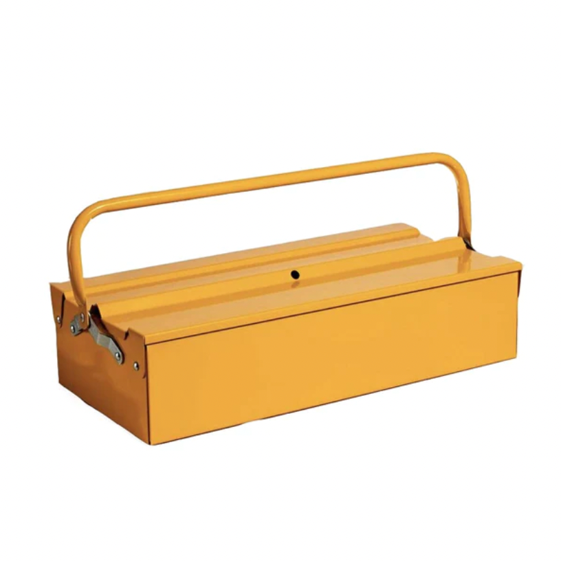 NEW Italian Metal Storage Boxes- Single Layer Yellow