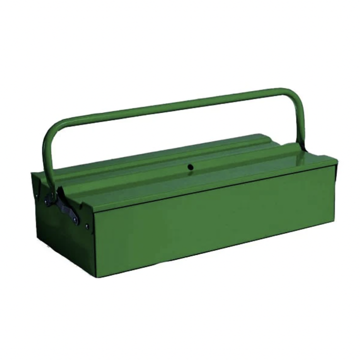 NEW Italian Metal Storage Boxes- Single Layer Green