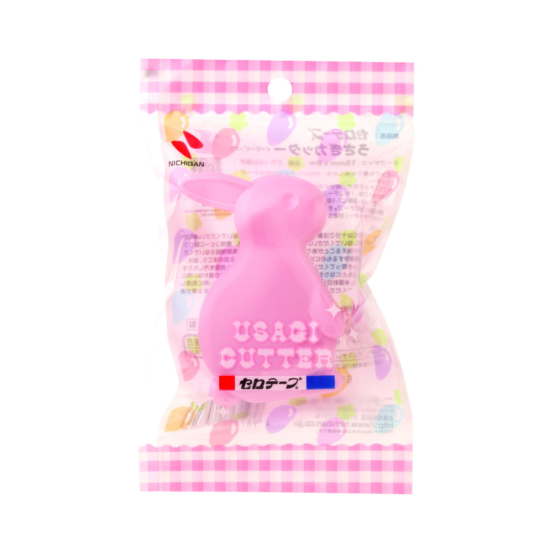 NEW Japanese Tape and Dispenser- Pink Rabbit