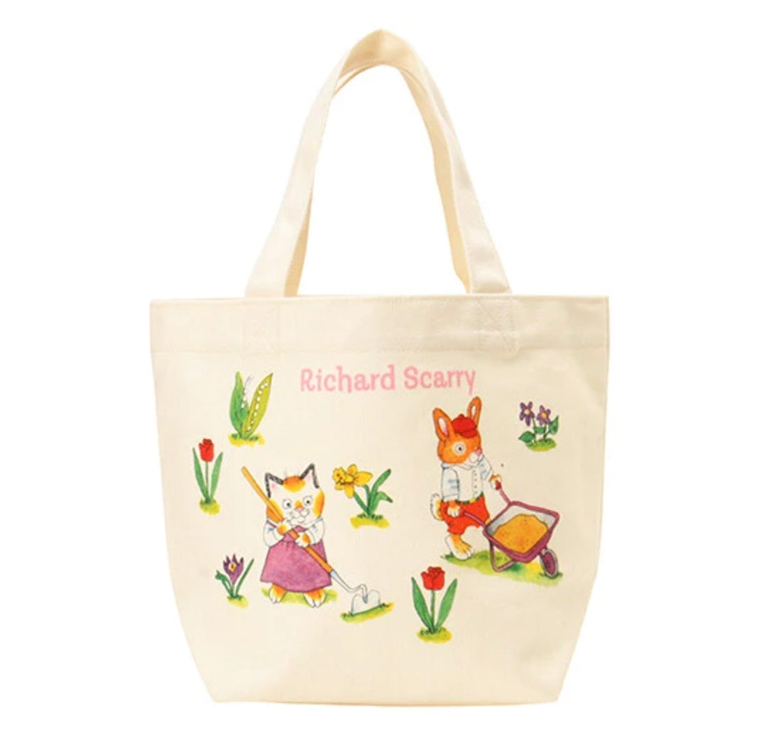 LIMITED Richard Scarry Japan Edition- Gusseted Cotton Tote #1