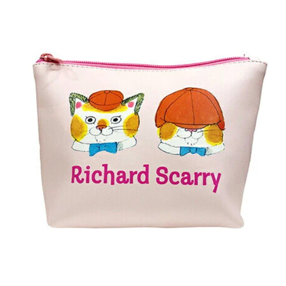 NEW LIMITED Richard Scarry Japan Edition- Zip Pouch Huckle Cat