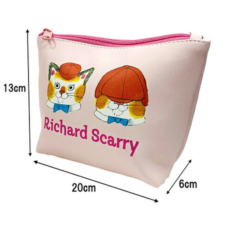 NEW LIMITED Richard Scarry Japan Edition- Zip Pouch Huckle Cat