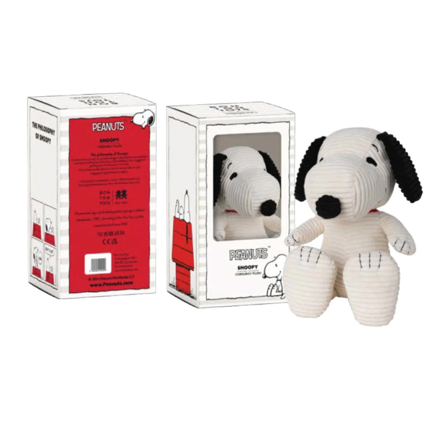 Peanuts Snoopy Corduroy Stuffed Doll- 11" with Gift Box