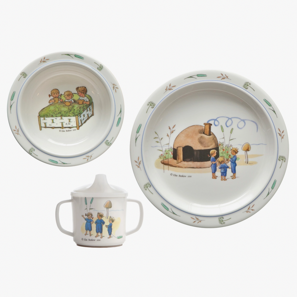 Elsa Beskow Tableware - Children of Hat Cottage Set