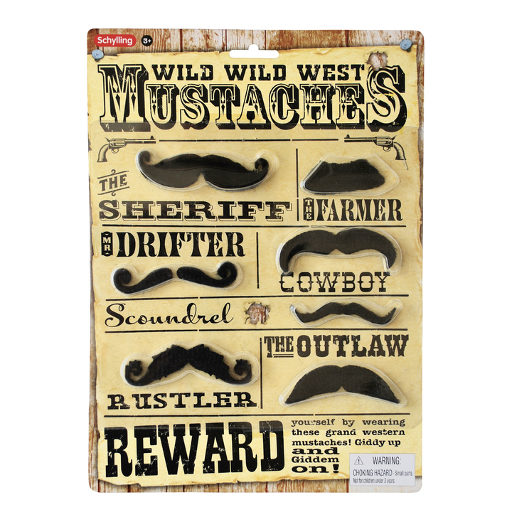 Western Mustaches Set