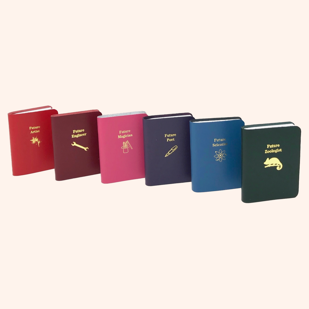 NEW Mini Leather Pocket Notebook- Future