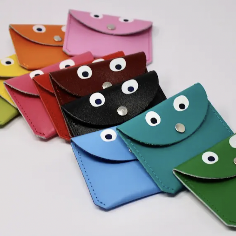 Googly Eye Teeny Tiny Coin Purse- Available in Several Colors