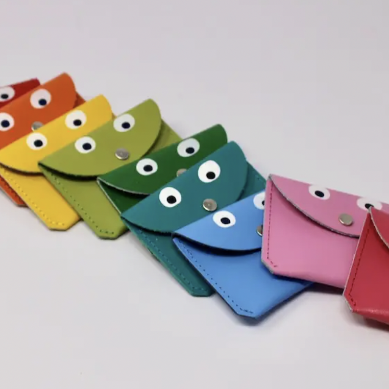 Googly Eye Teeny Tiny Coin Purse- Available in Several Colors