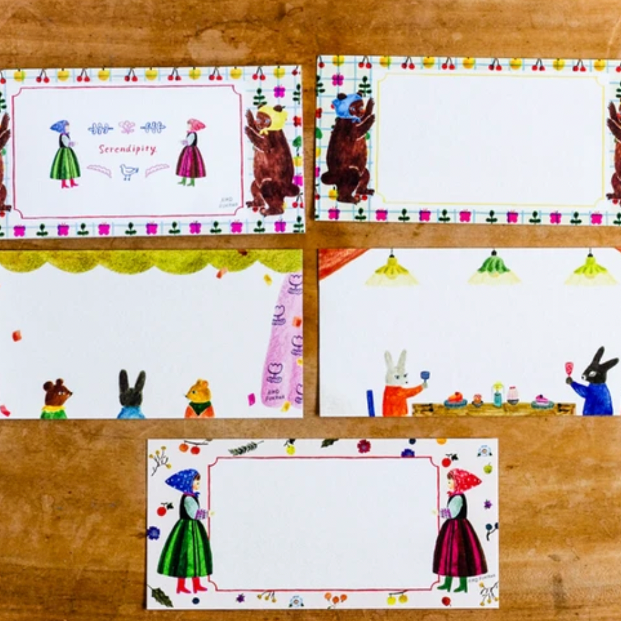NEW Aiko Fukawa Stationery: Small Letter Paper Pad #5
