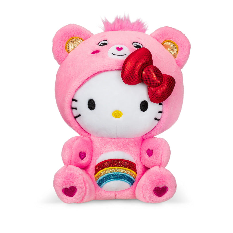 NEW Hello Kitty and Friends Care Bear Limited Edition Plush- Hello Kitty