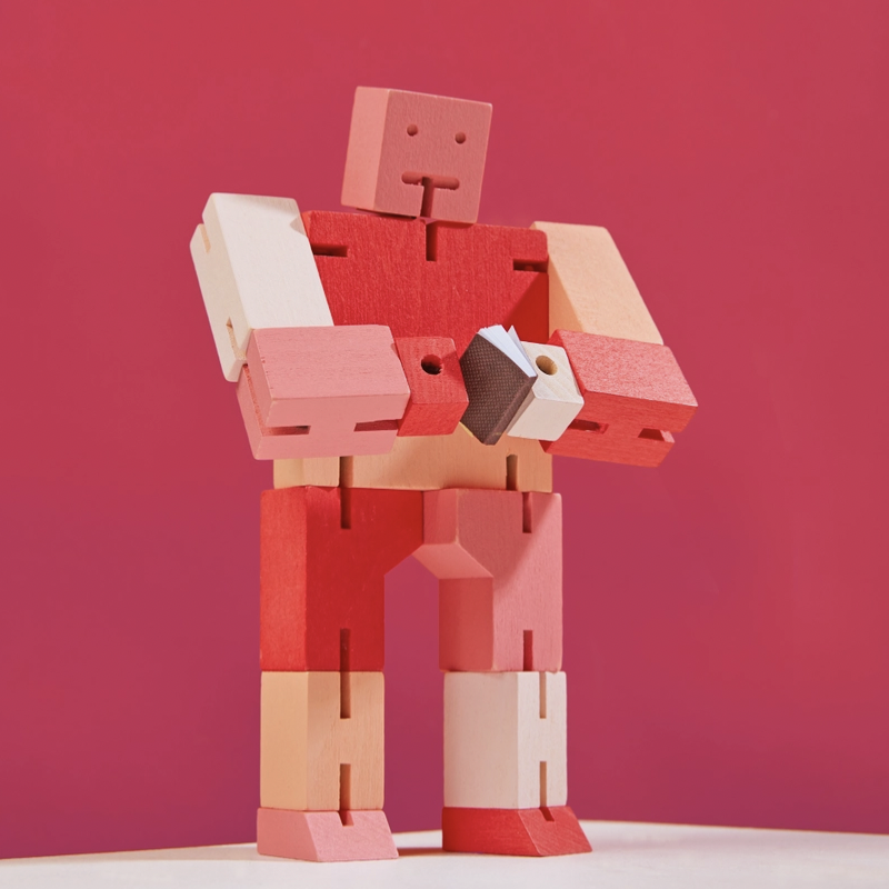 NEW Cubebot Multi Pink/Red- Small