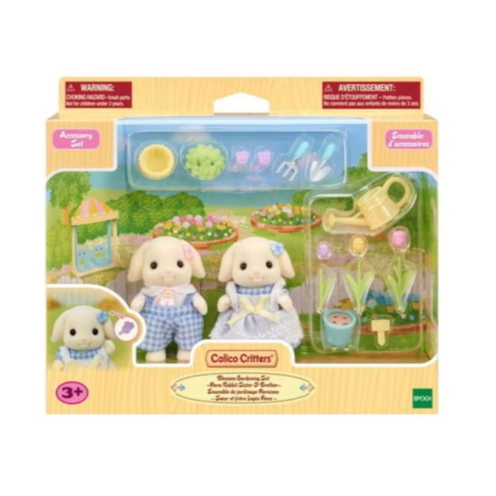 NEW Blossom Gardening Set -Flora Rabbit Sister & Brother