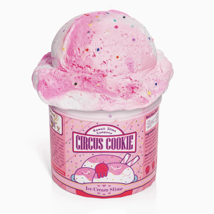 NEW Circus Cookie Scented Ice Cream Pint Slime