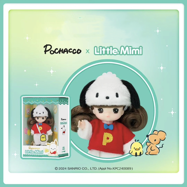Limited Edition Sanrio Little Mimi Dolls- Pochacco
