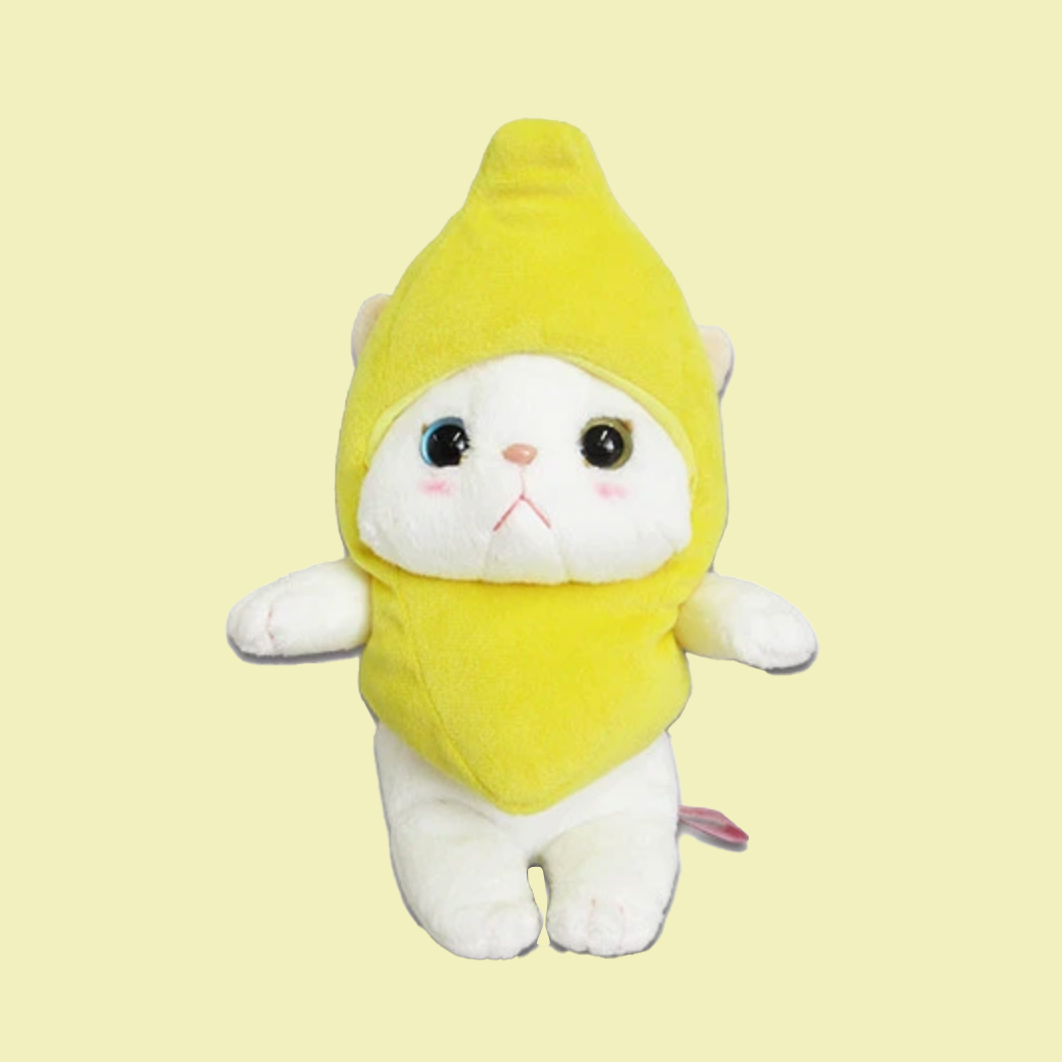 NEW Japanese Banana Cat Series- Yellow Detachable Hood