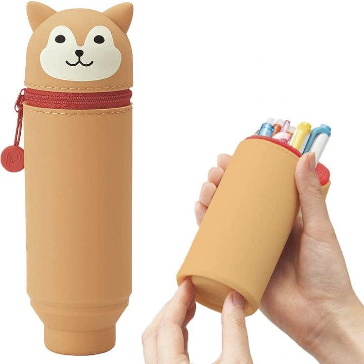 NEW Stand Up Japanese Pencil Case- Shiba Inu Dog
