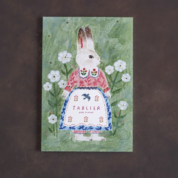 NEW Aiko Fukawa Postcard Notepad Pack of 10 - Bunny