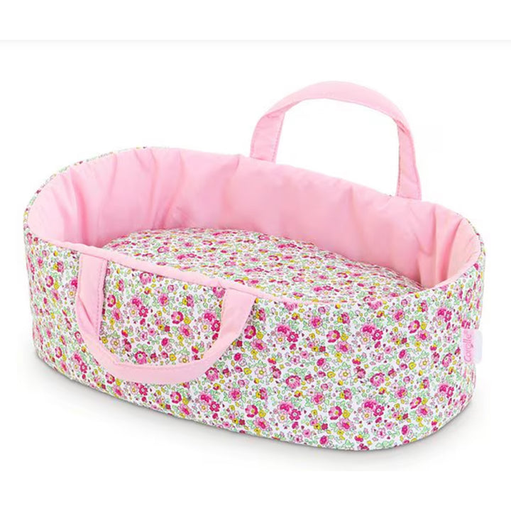 NEW French Doll Floral Carry Cot Bed