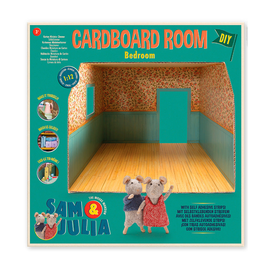 Mouse Mansion Playhouse DIY- Cardboard Kid's Master Bedroom