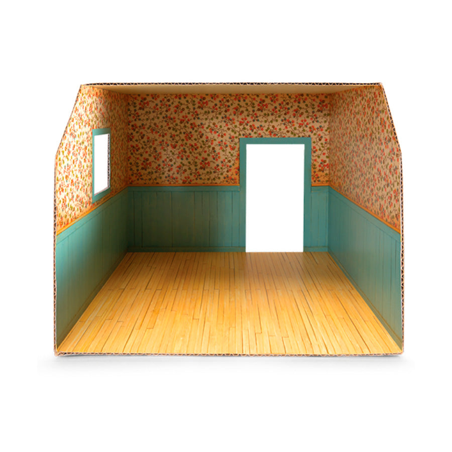 Mouse Mansion Playhouse DIY- Cardboard Kid's Master Bedroom