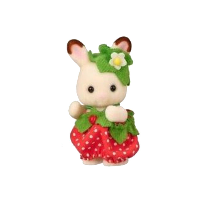 NEW Calico Critters Large Sticker- Strawberry Bunny
