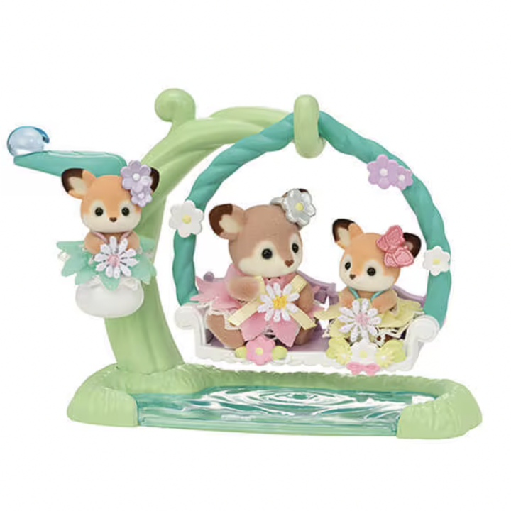 NEW 2025 Deer Babies Floral Swing Set