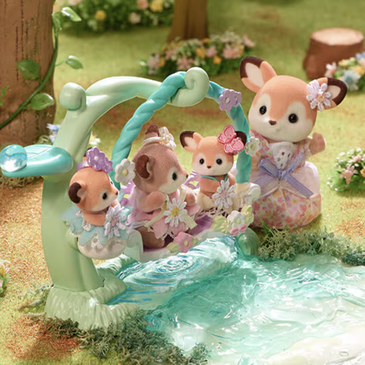 NEW 2025 Deer Babies Floral Swing Set