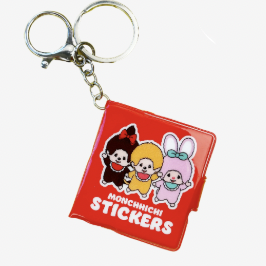 Friends Forever Monchhichi Mini Stickerbook Keychain