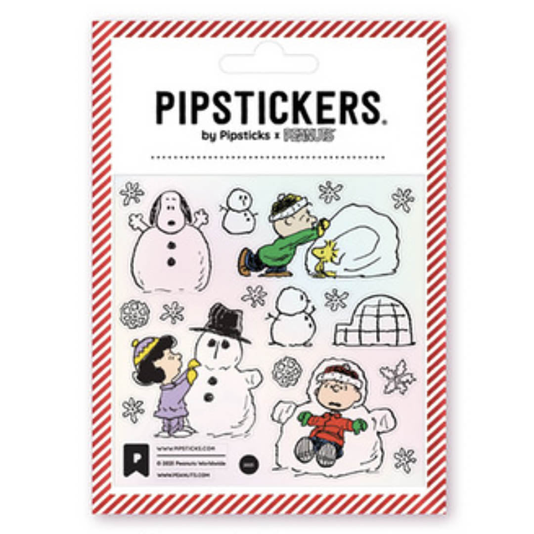 Peanuts Snow Day Stickers