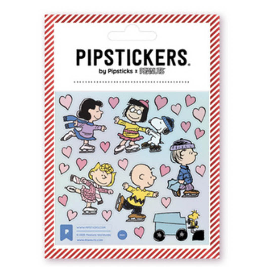 Peanuts On Ice Stickers