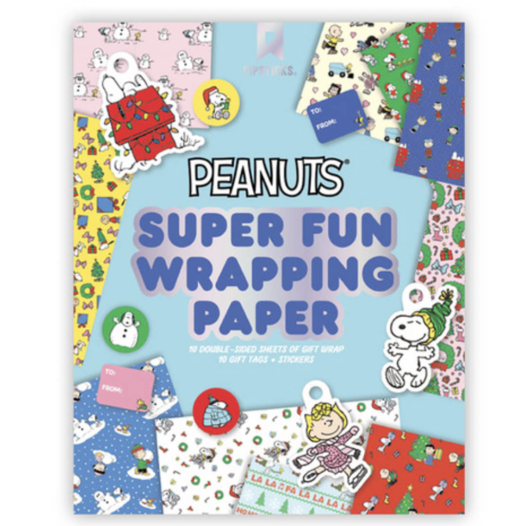Peanuts Holiday Wrapping Paper Book