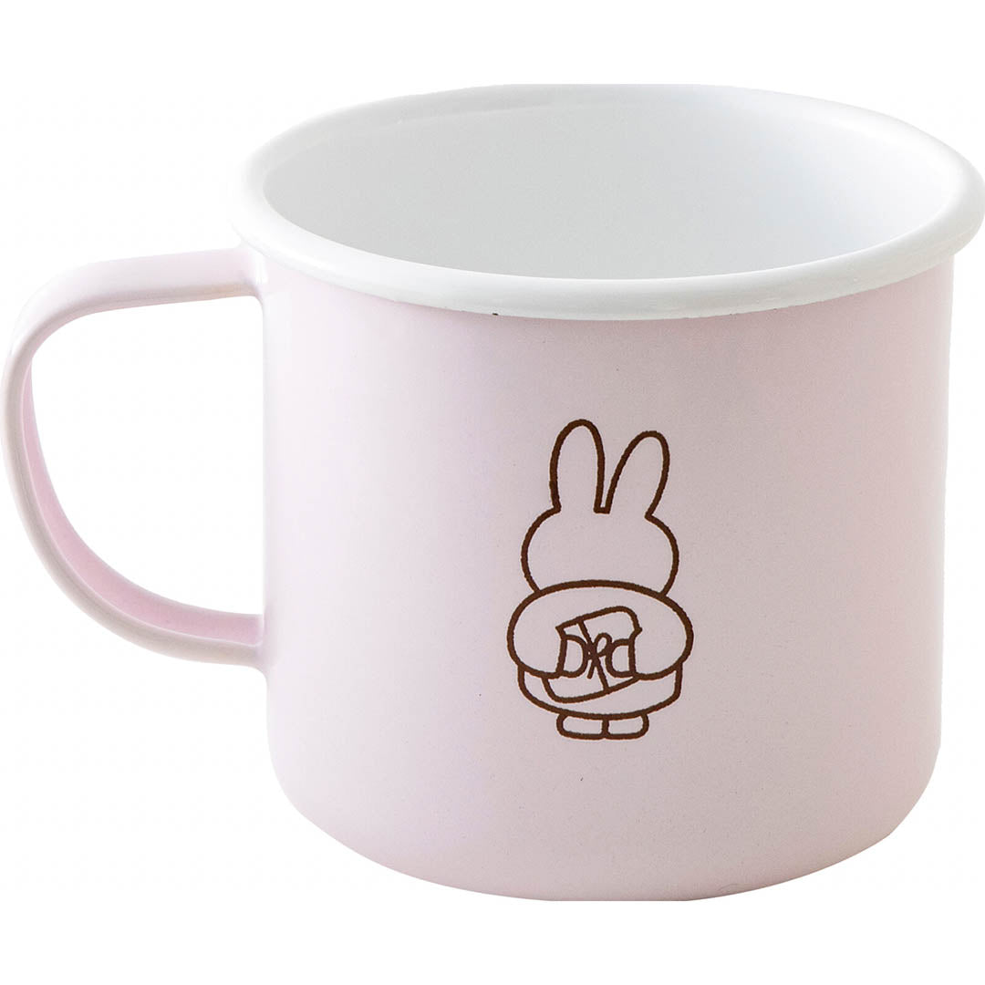 NEW Miffy Fuji-horo Enamel Mug- Pink