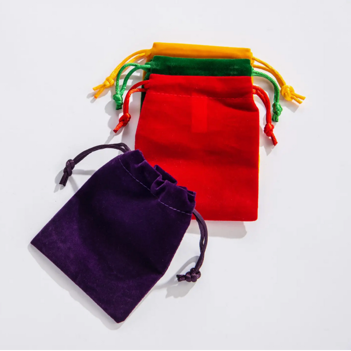 Large 1" Acrylic Gems in a Gem Drawstring Bag