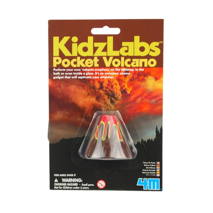 NEW Kidzlabs Pocket Volcano, DIY Chemistry Experiment