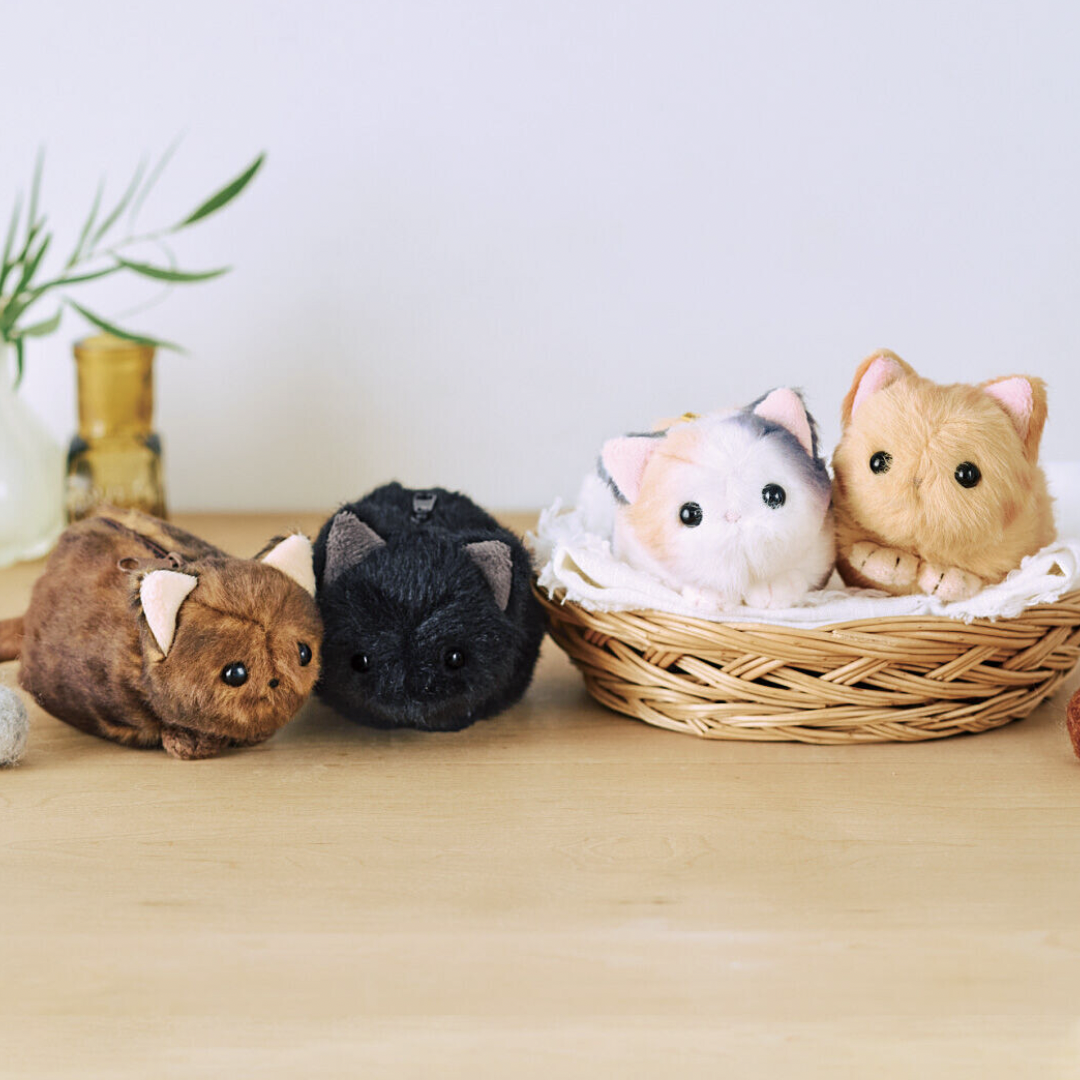 Kitten Zipper Pouch Bag- Available in Four Colors!