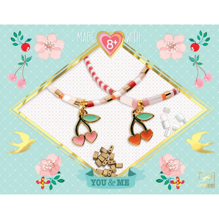 Tila and Cherries Beads & Jewelry Kit