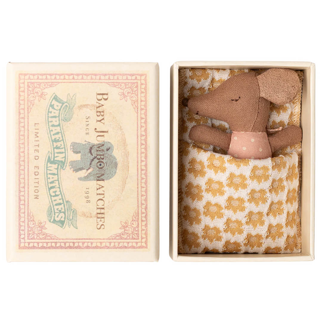 NEW Sleepy Wakey Baby Mouse - Rose