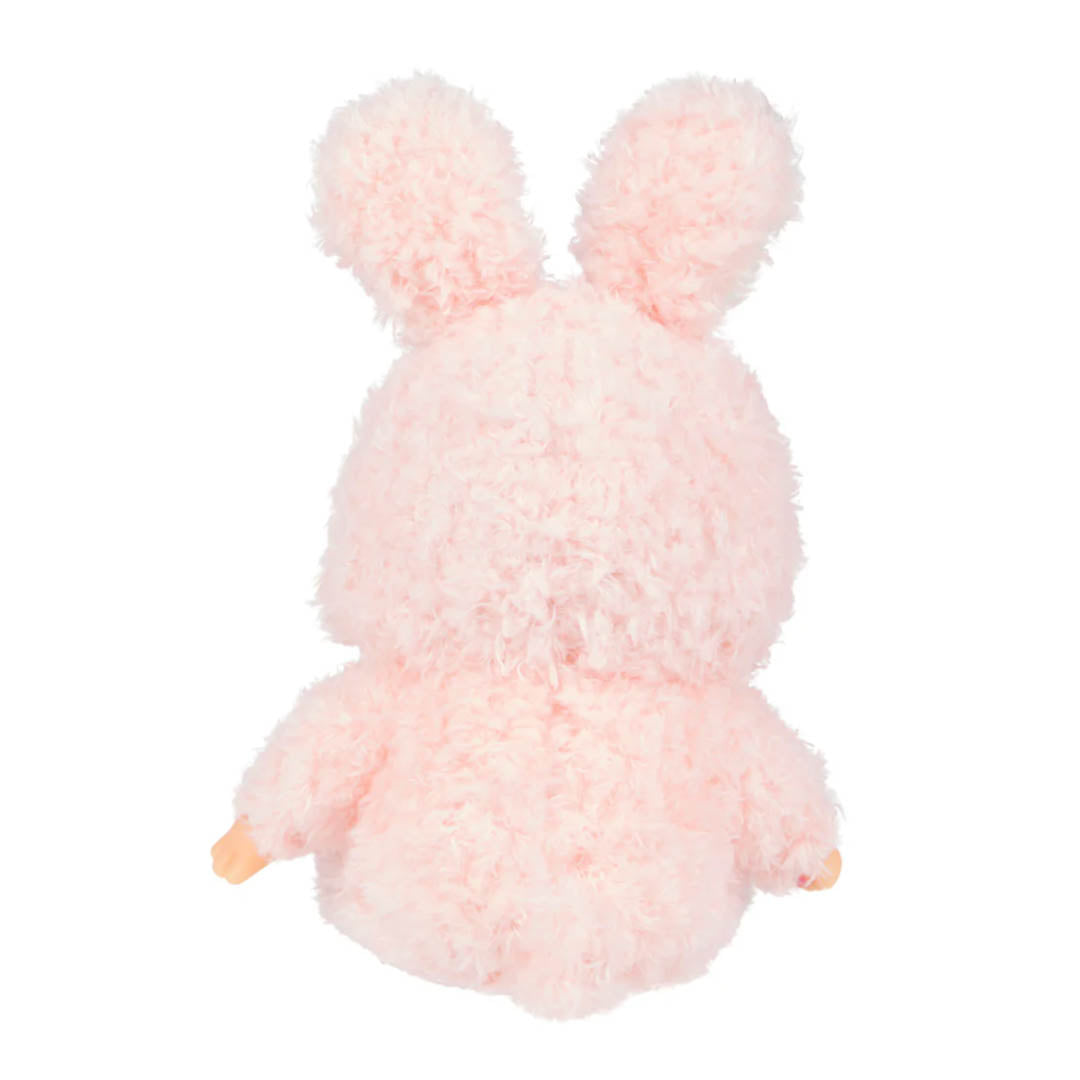 Limited Monchhichi- Fluffy Pink Bunny Sitting