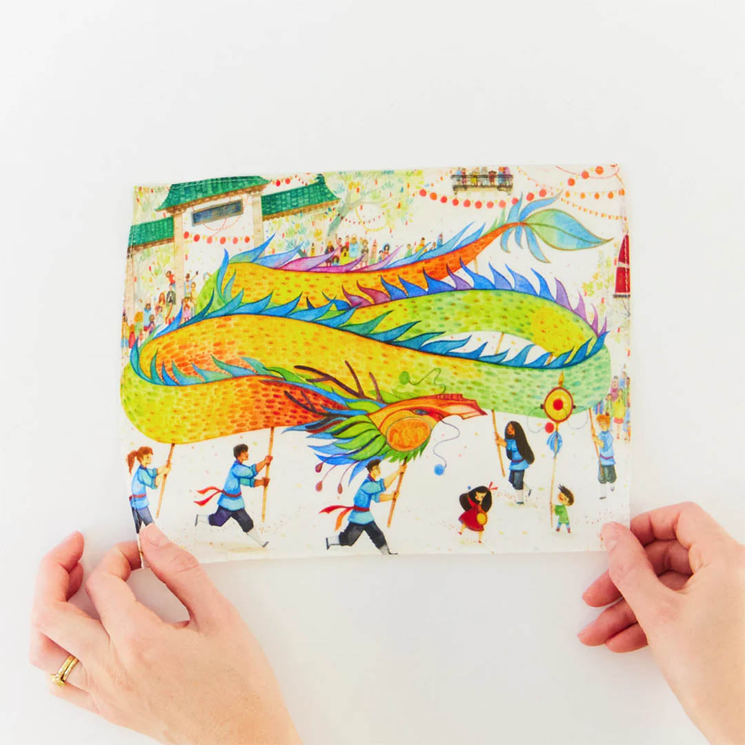 Mini Rainbow Dragon Playsilk