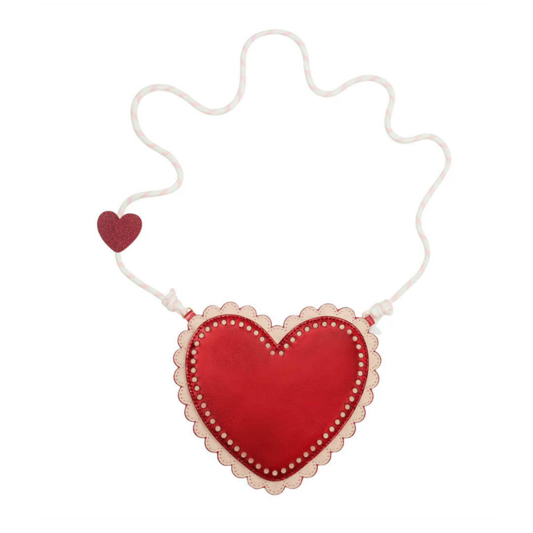 Scalloped Heart Bag