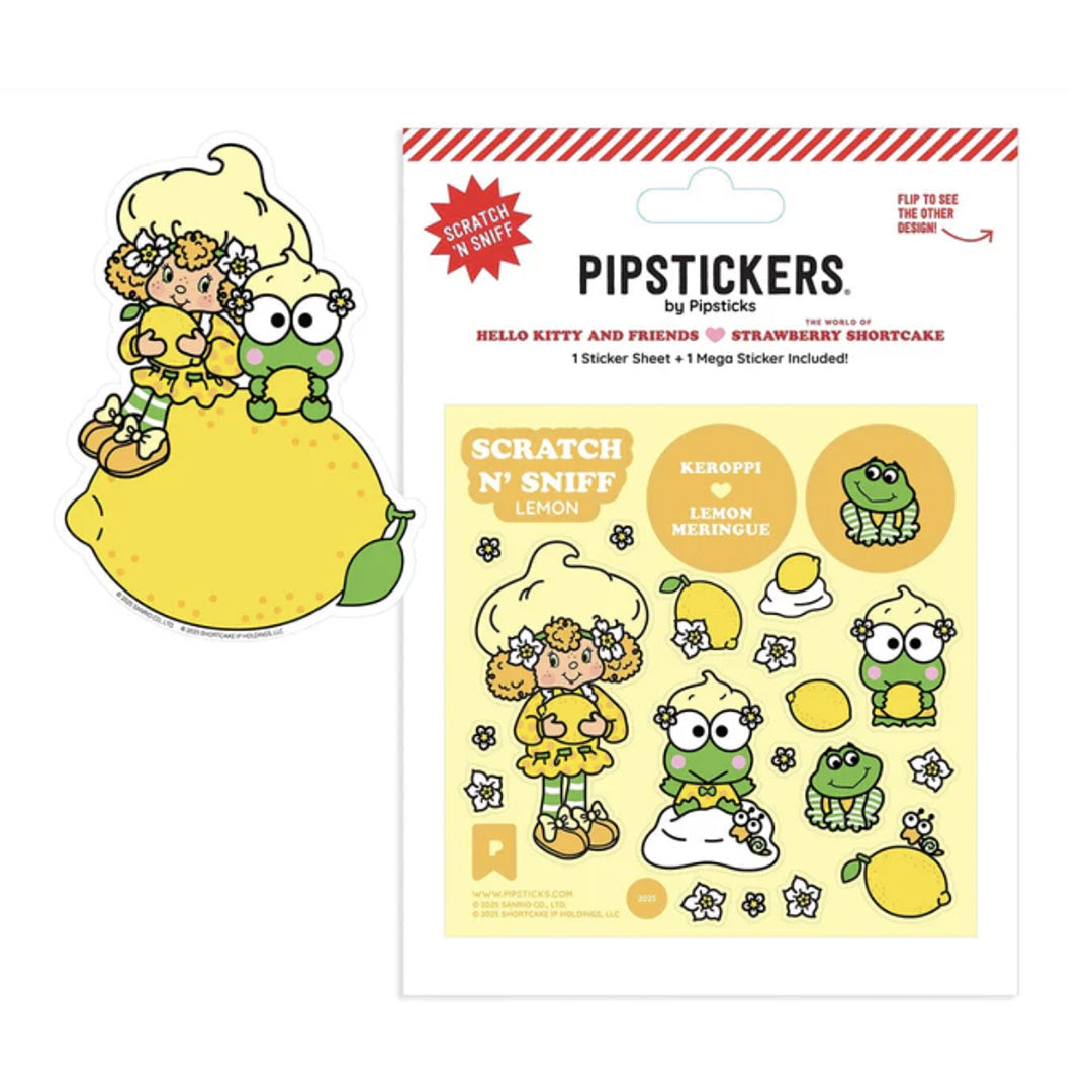 Lemon Orchard Scratch 'n Sniff Stickers (2ct) - Hello Kitty and Friends x Strawberry Shortcake