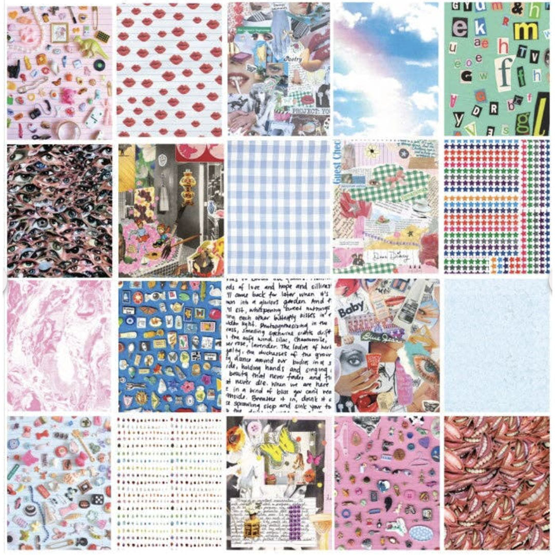 Haricot Vert Dreamy Wrapping Paper Book