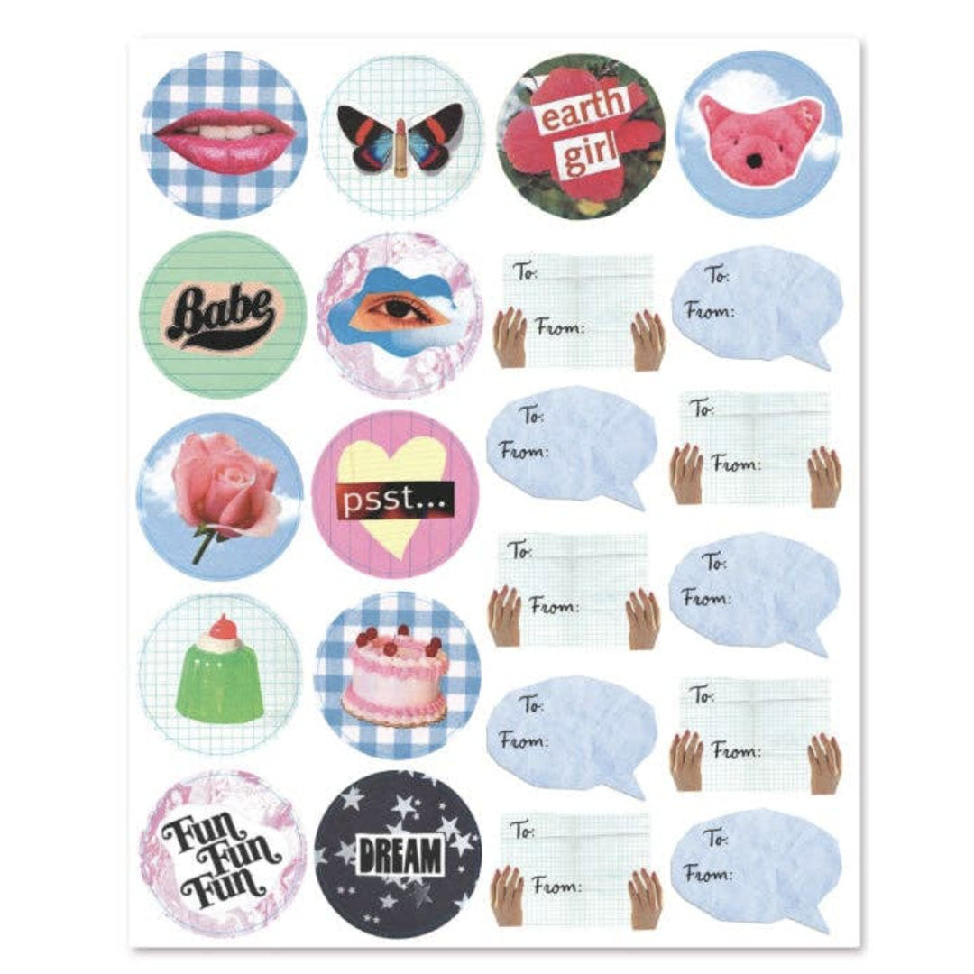 Haricot Vert Dreamy Wrapping Paper Book